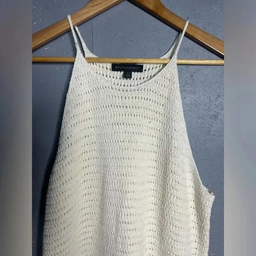 Banana Republic NWOT crochet dress.  Size Large Petite - Picture 4 of 10